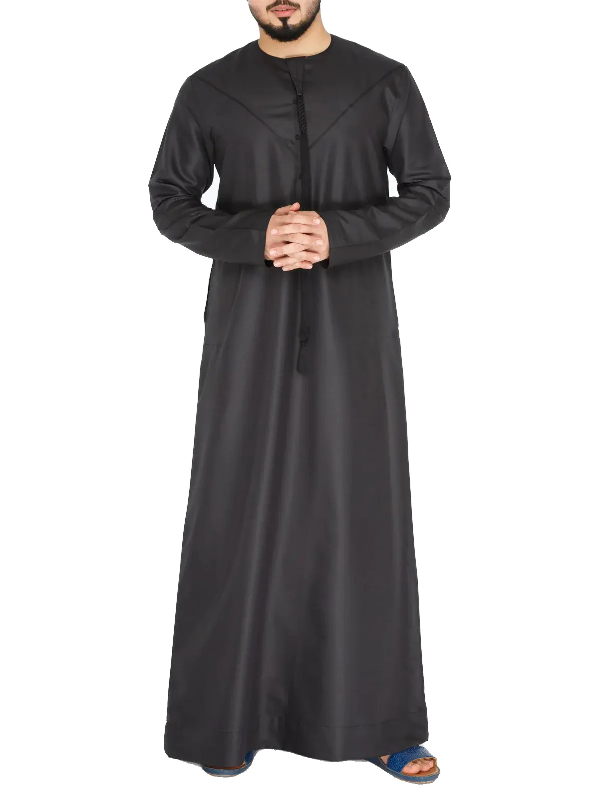 Arab Kandora EMIRATI KANDORA BLACK GOLD EDITION