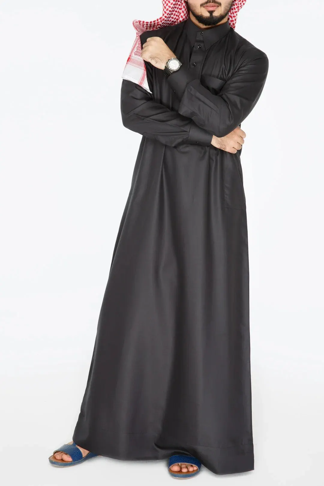 Arab Kandora QATARI KANDORA BLACK GOLD EDITION