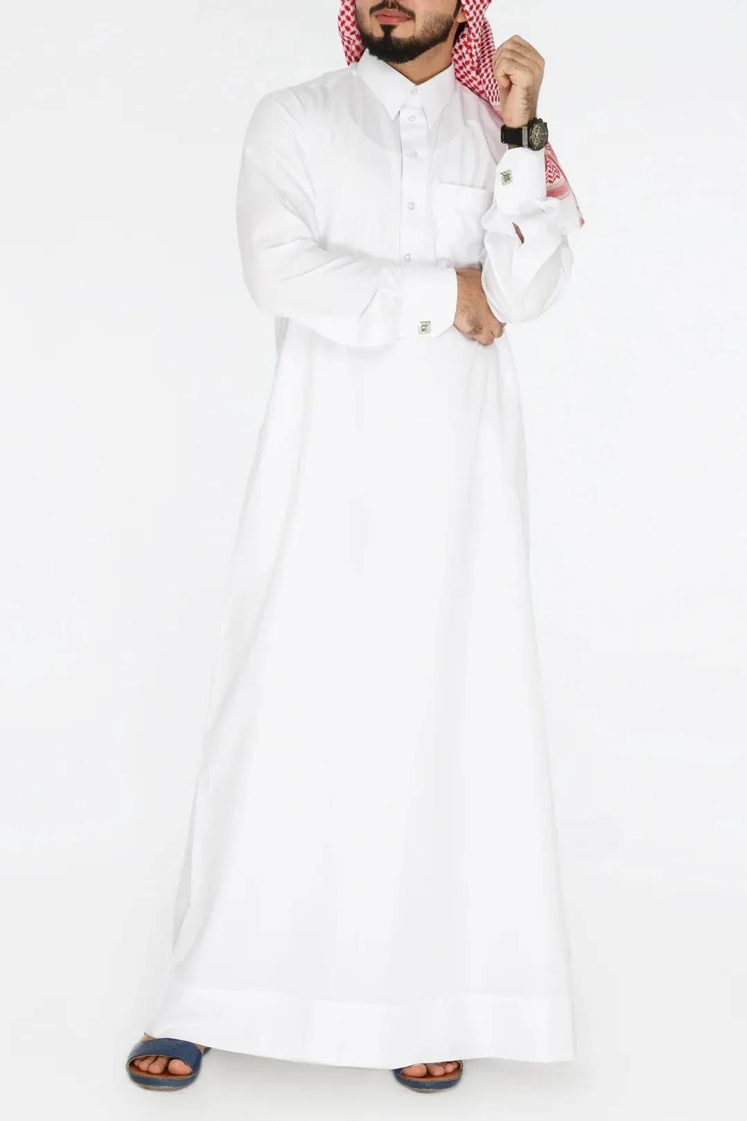 Arab Kandora QATARI KANDORA WHITE GOLD EDITION